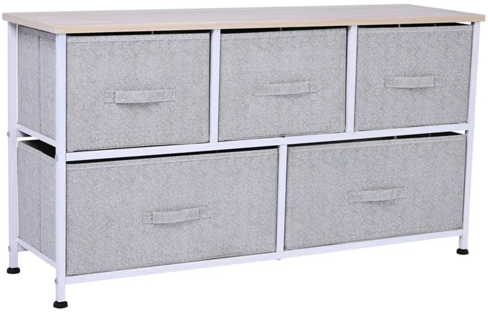 Fabric Storage Solution: 40L 5-Drawer Cube Dresser for Bedroom