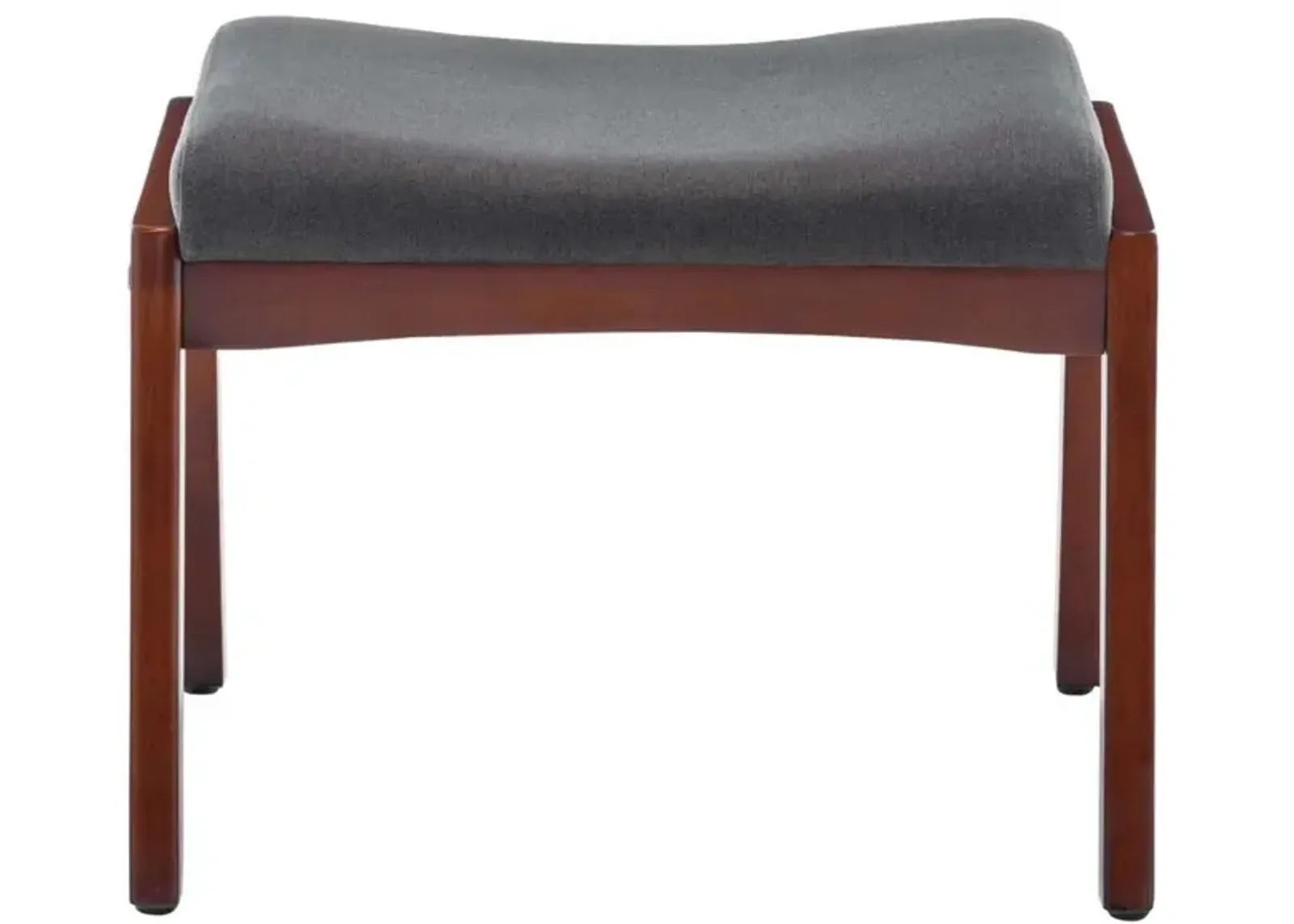 Convenience Concepts Designs4Comfort Natalie Accent Ottoman Stool Dark Gray