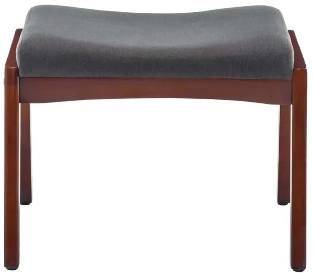 Convenience Concepts Designs4Comfort Natalie Accent Ottoman Stool Dark Gray