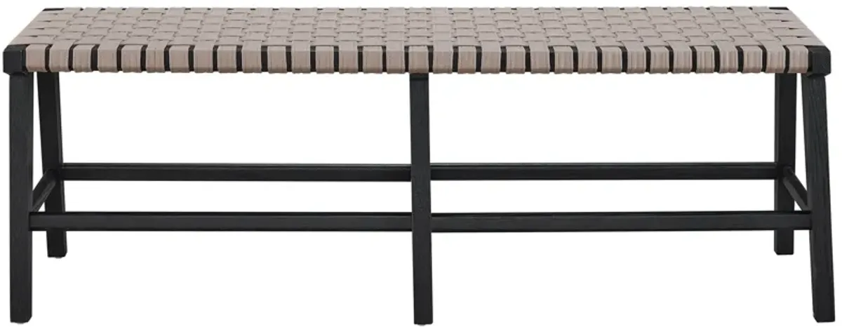 Harlyn Bench in Charcoal