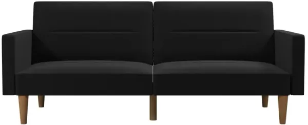 Atwater Living Lila Futon, Black Linen