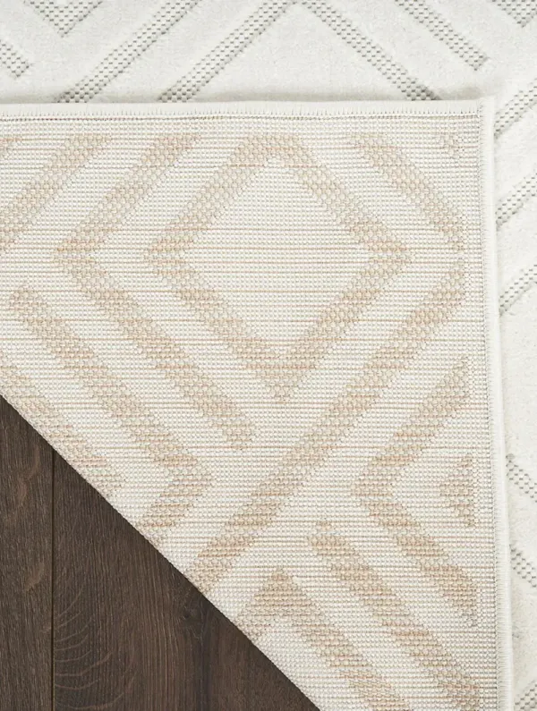 Care Free CAF03 Ivory 3'11" x 5'11" Rug