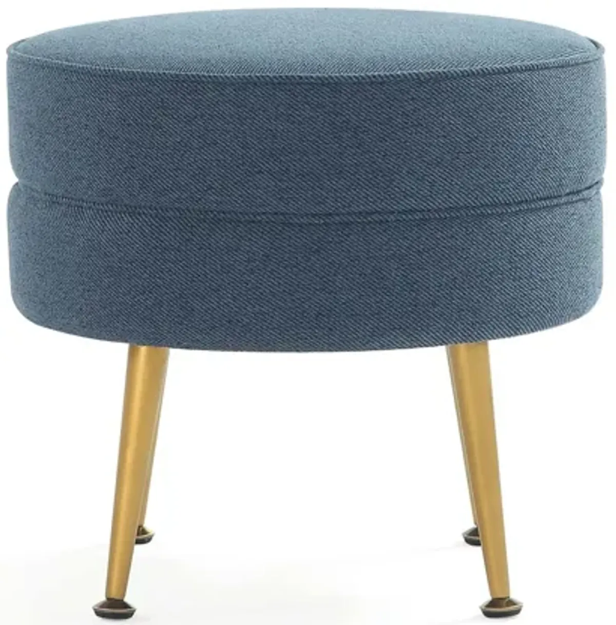 Bailey Ottomans with Gold (Set of 4)