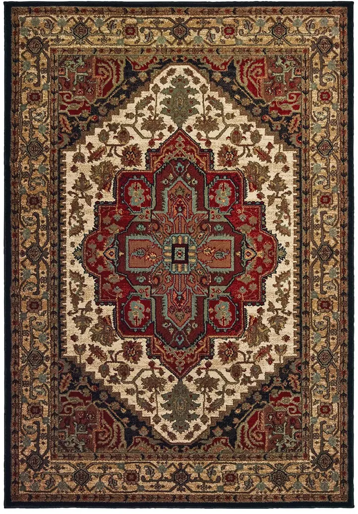 Laurel 6'7" x 9'2" Black Rug