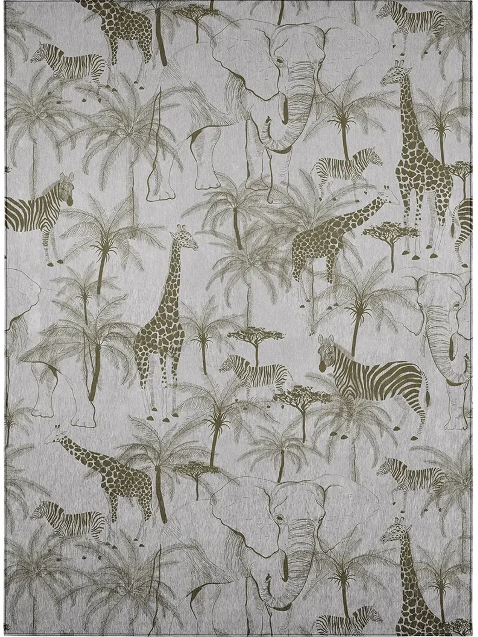 Tropics TC7 Grey 30" x 46" Rug