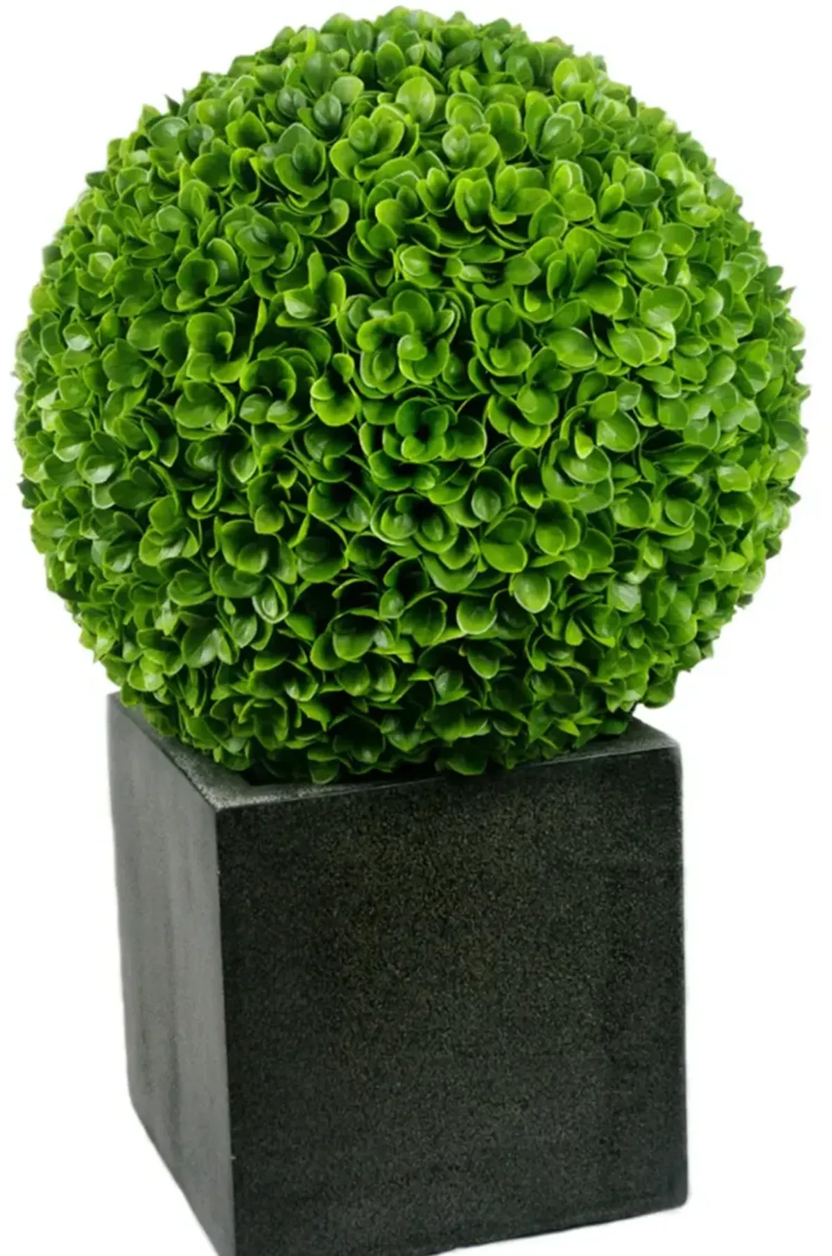 Artificial Rose Clover Topiary Ball 17" UV Resistant Set of 2