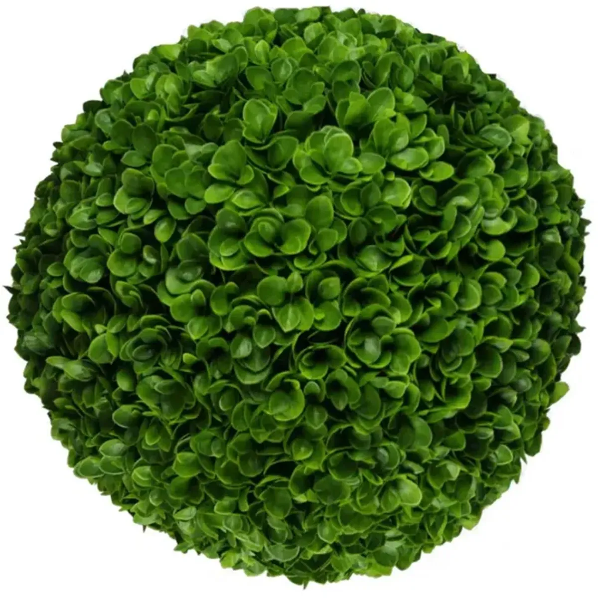 Artificial Rose Clover Topiary Ball 17" UV Resistant Set of 2