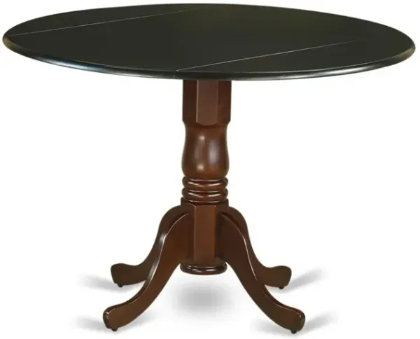 Dining Table Black & Mahogany