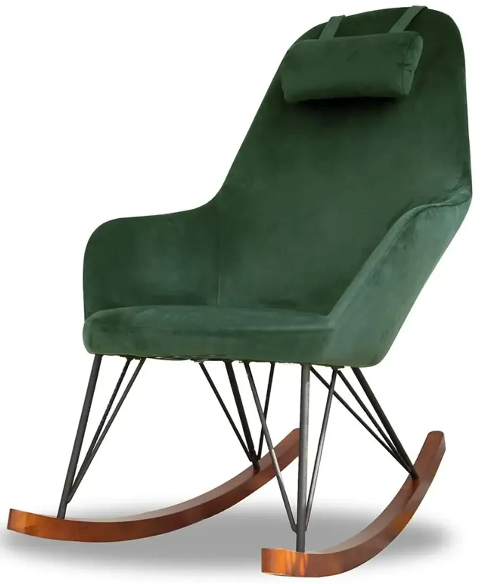 Ashcroft Furniture Co Chloe Mid Century Modern Rocker Livingroom and Bedroom Chair