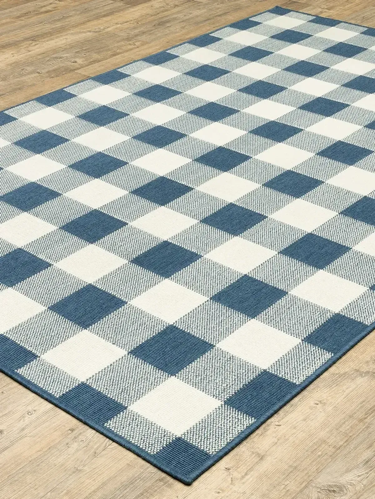 Meridian 6'7" x 9'6" Blue Rug