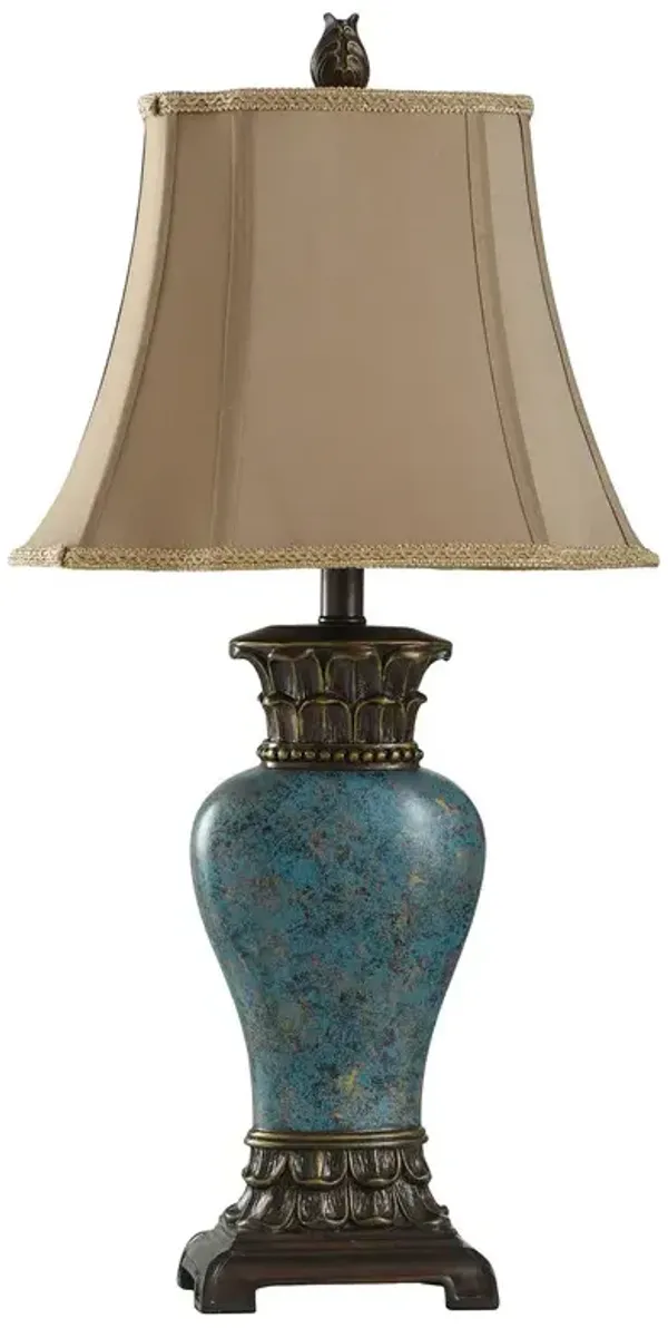 Antique Blue Classic Lamp