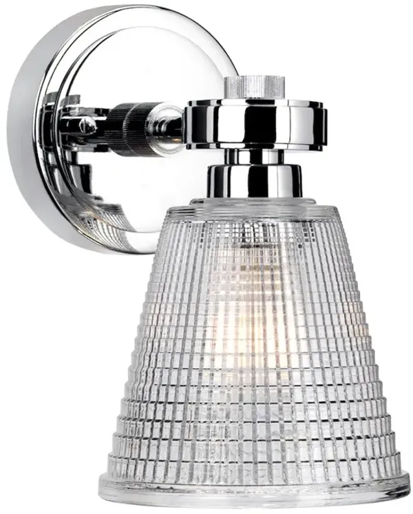 Lucas McKearn Gunnislake1 1 Light Bath Light in Polished Chrome