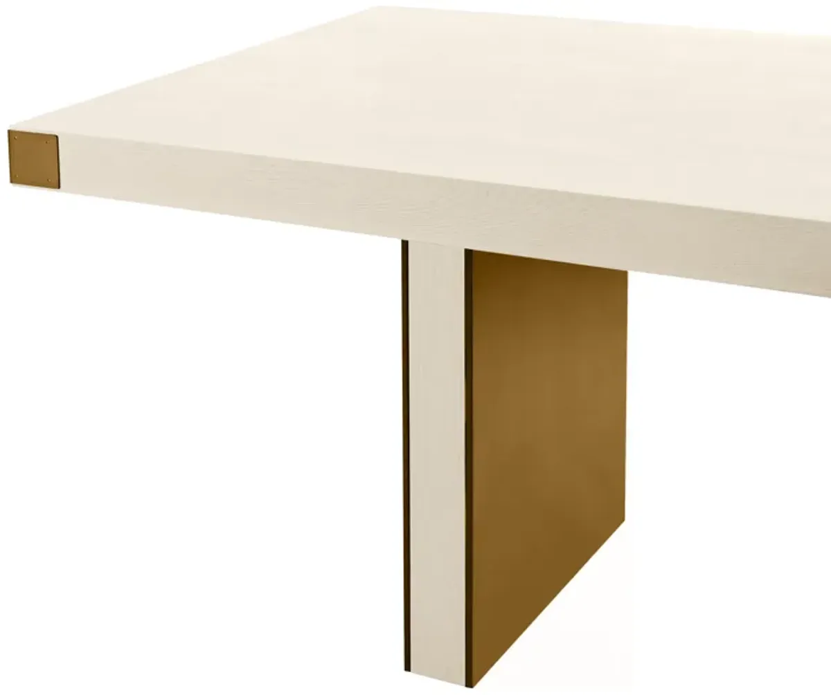 Selena Cream Ash Dining Table