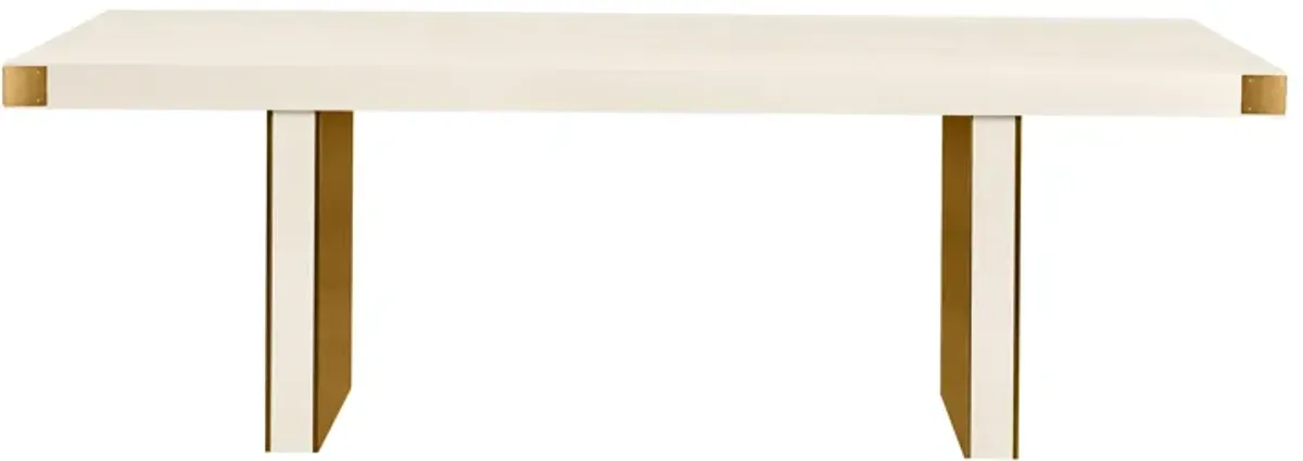 Selena Cream Ash Dining Table