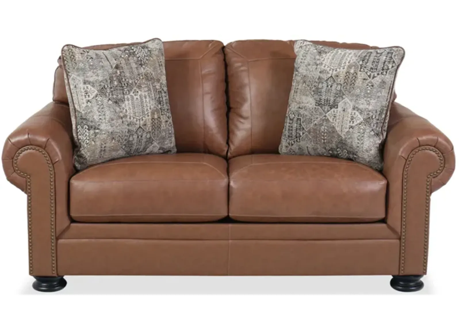 Carianna Leather Loveseat