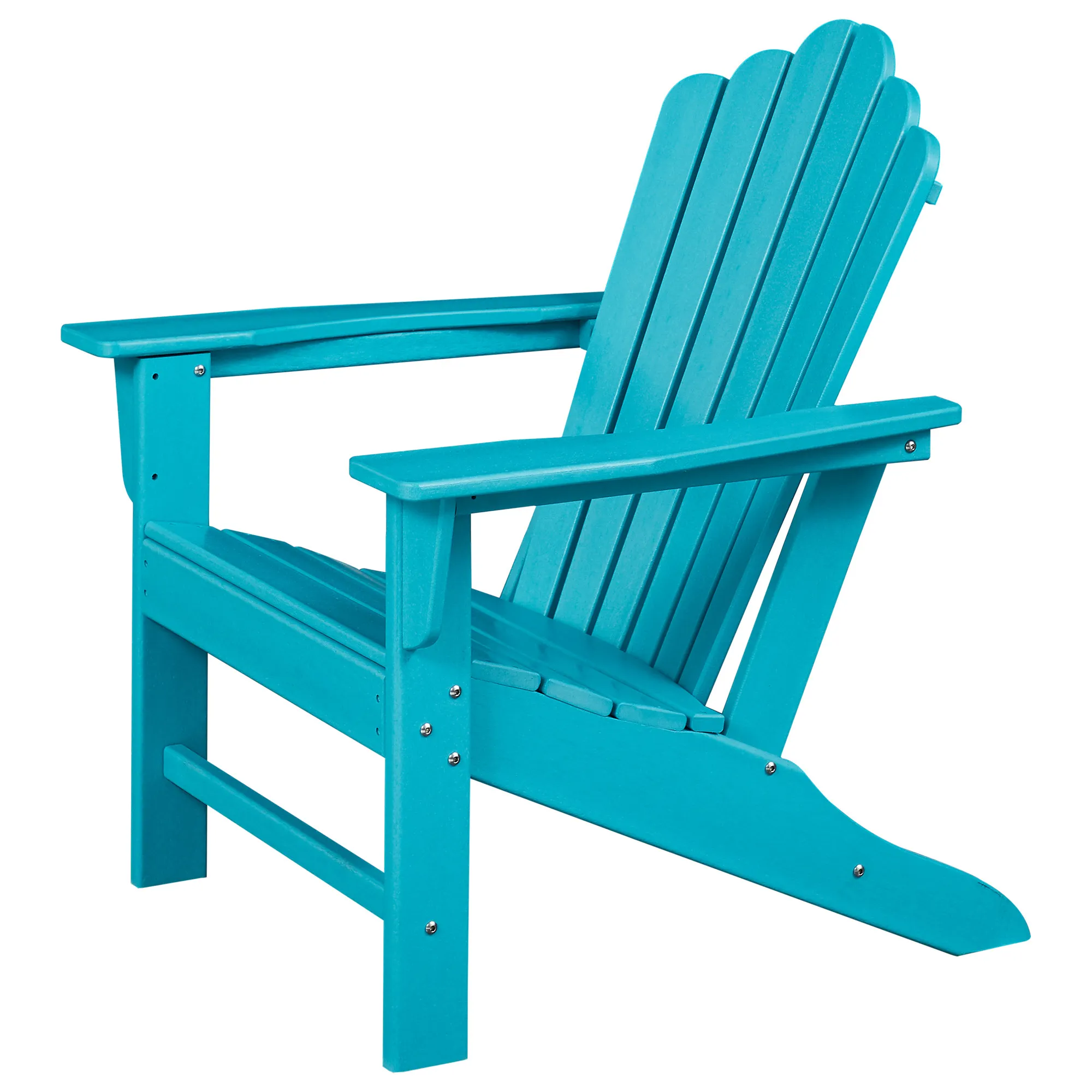 Outdoor Adirondack Chair Set of 2 Hdpe Frame Stationary Adirondack Chairs