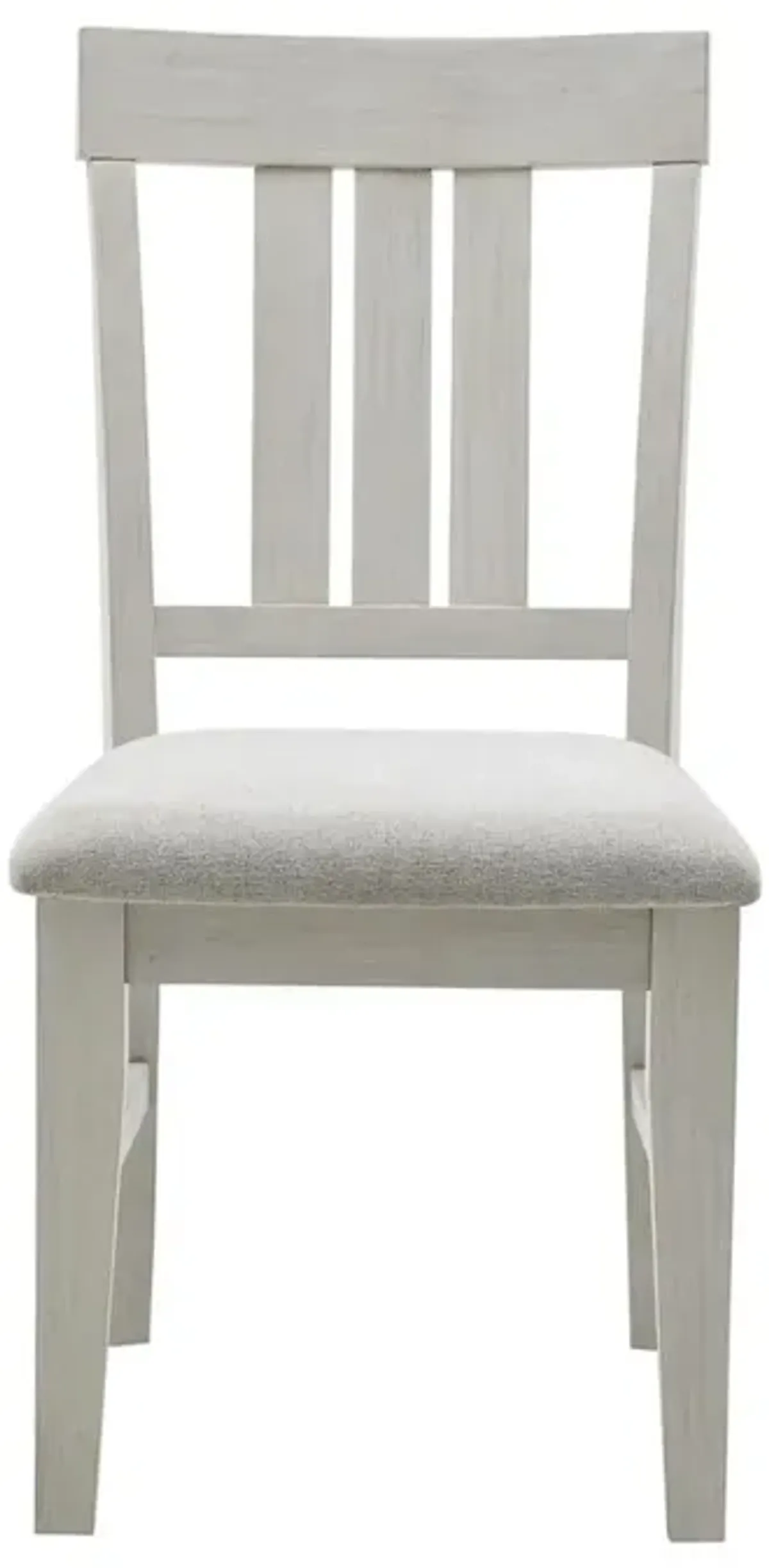 Belen Kox Dining Chair Set - White Wash Finish, Upholstered Seat, Belen Kox