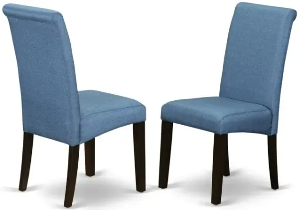 East West Furniture Dining Chair Cappuccino, BAP5T21