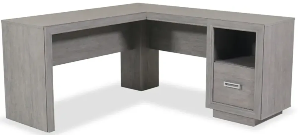 Hayes Garden L-Shaped Desk with File Drawer