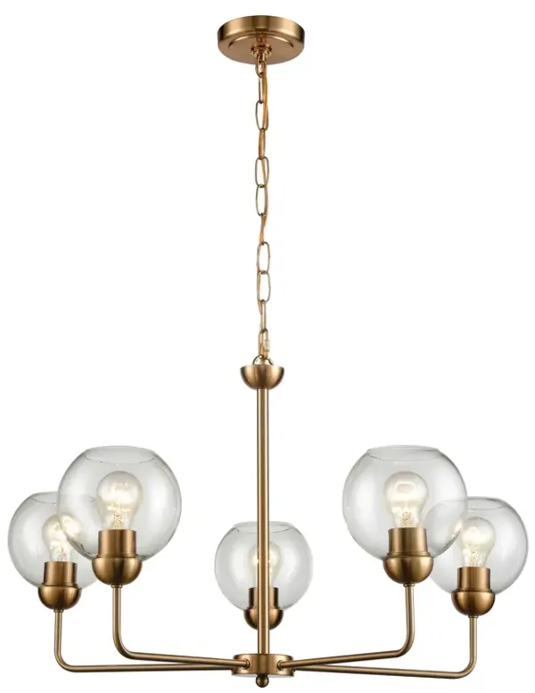 Astoria 28" 5-Lt Chandelier