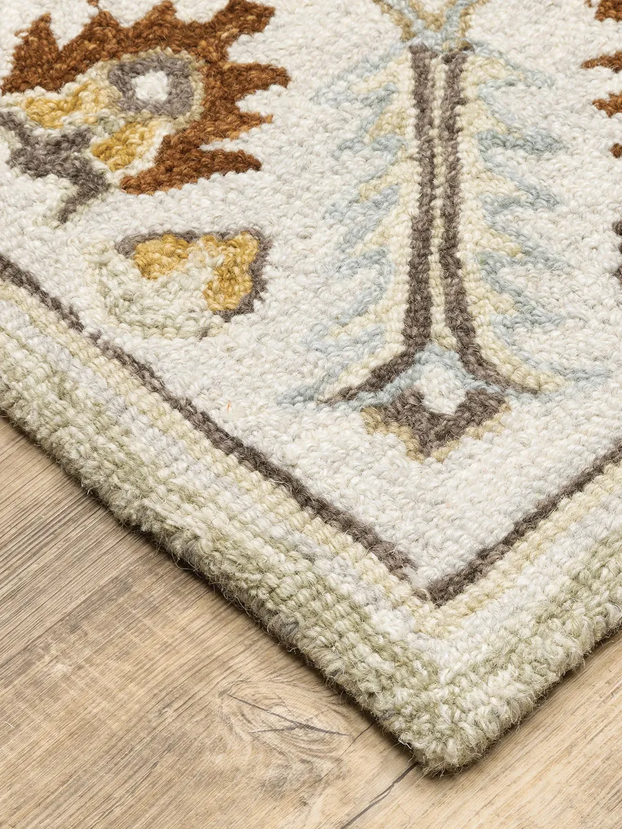 Alfresco 2'6" x 8' Ivory Rug