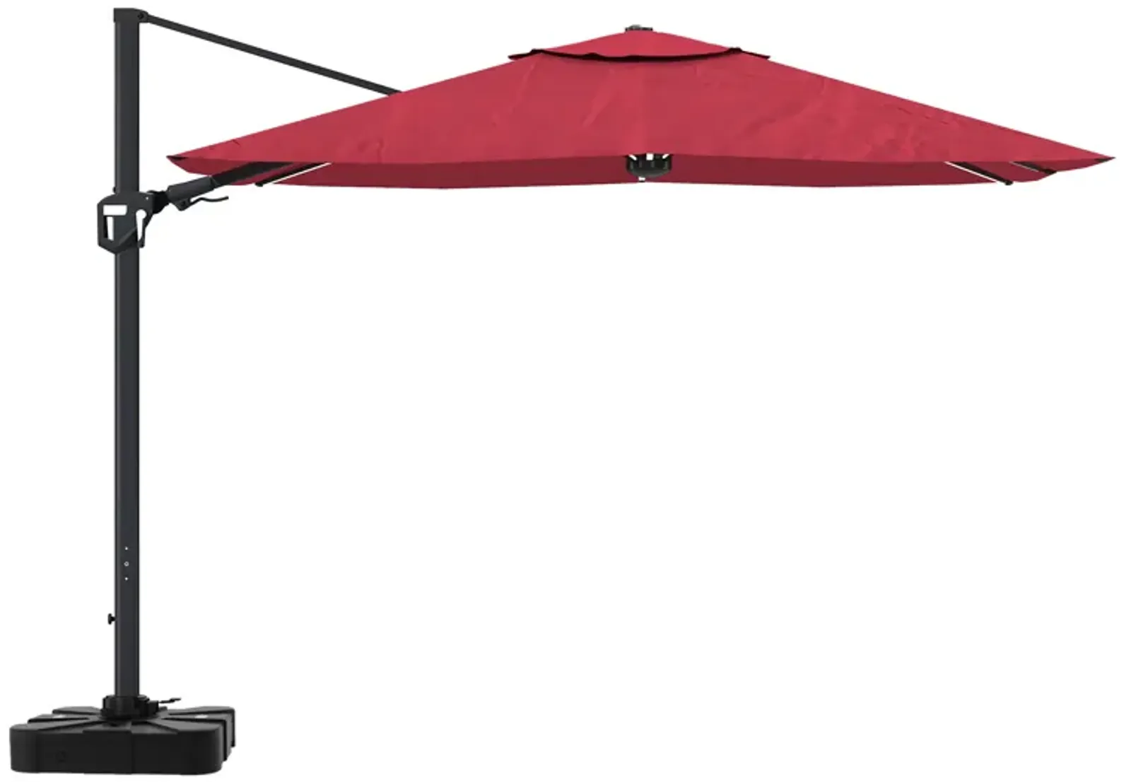 11FT Square Cantilever Patio Umbrella (with Base)