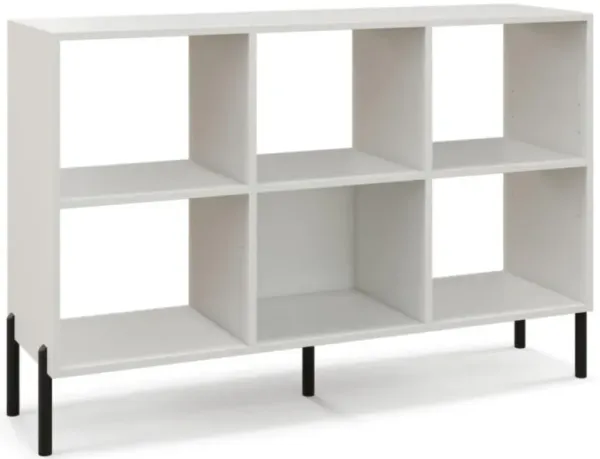 Hivvago Open-Back Bookshelf with Drawer for Study