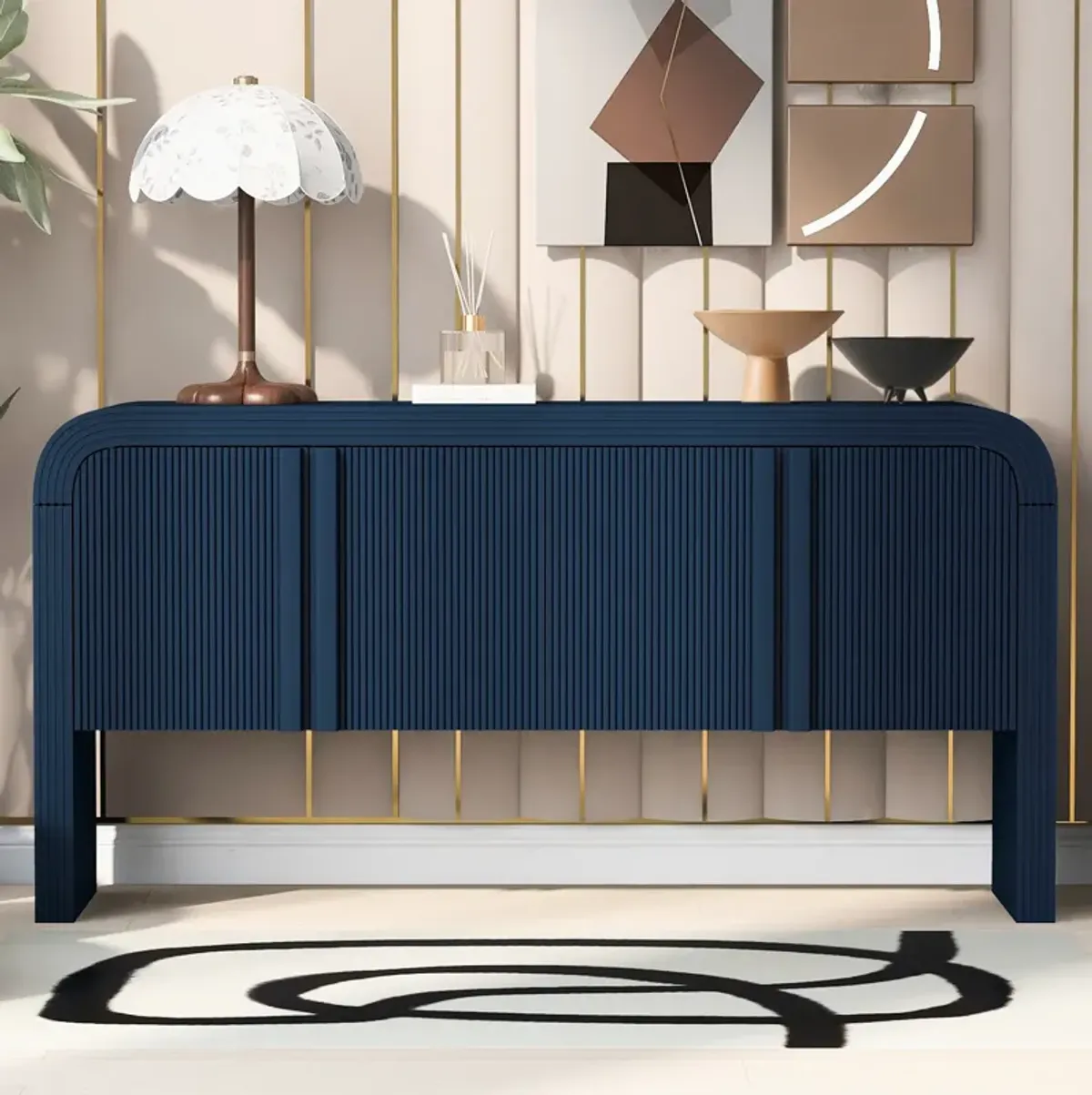 Merax Multifunctional Sideboard with Adjustable Shelves