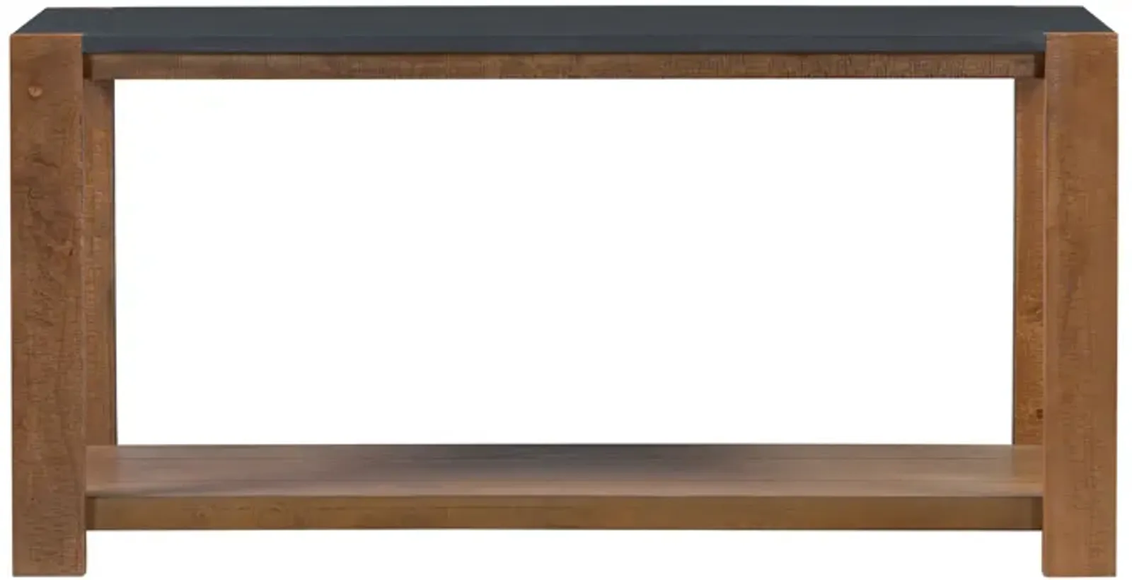 Merax Minimalist Console Table with Bottom Shelf