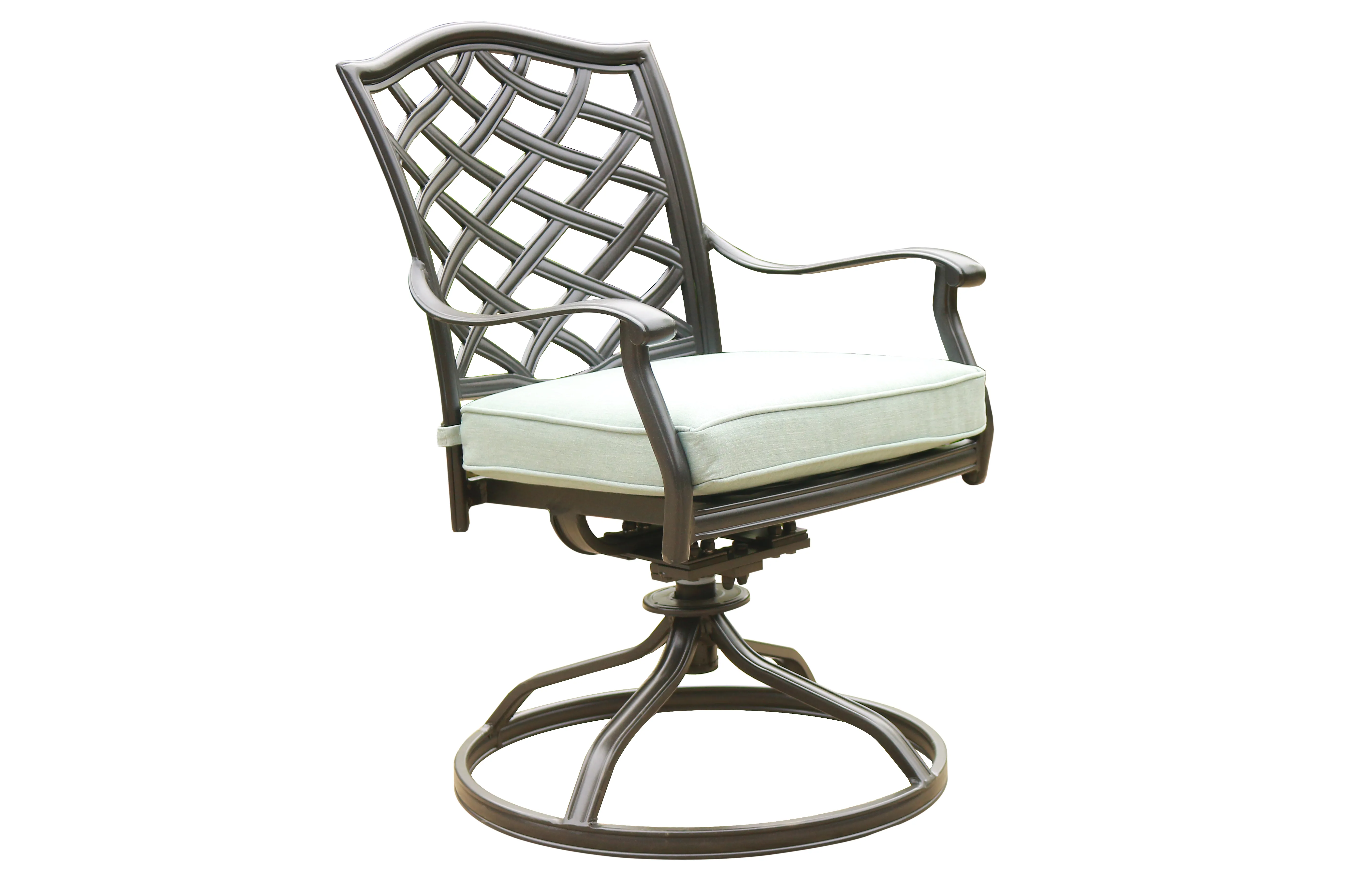 Aluminum Dining Swivel Chair