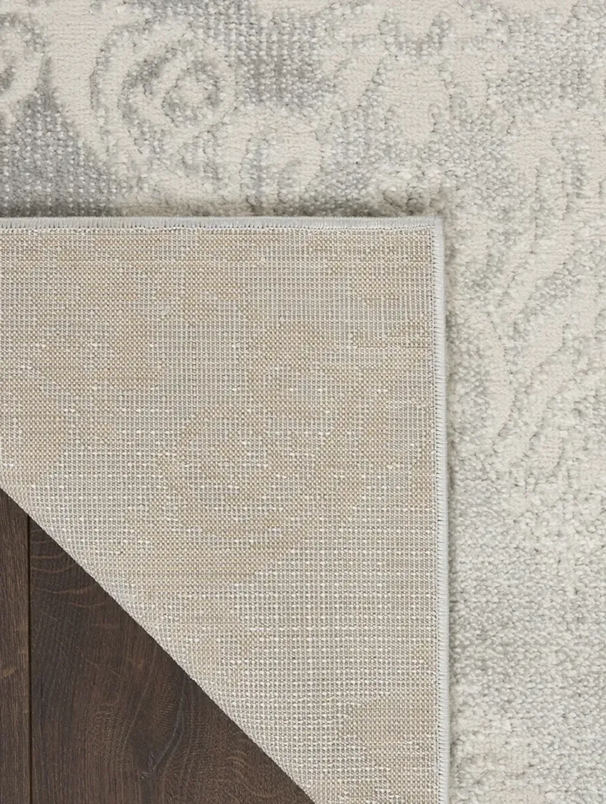 Elation ETN03 Ivory/Gray 2'3" x 7'6" Rug