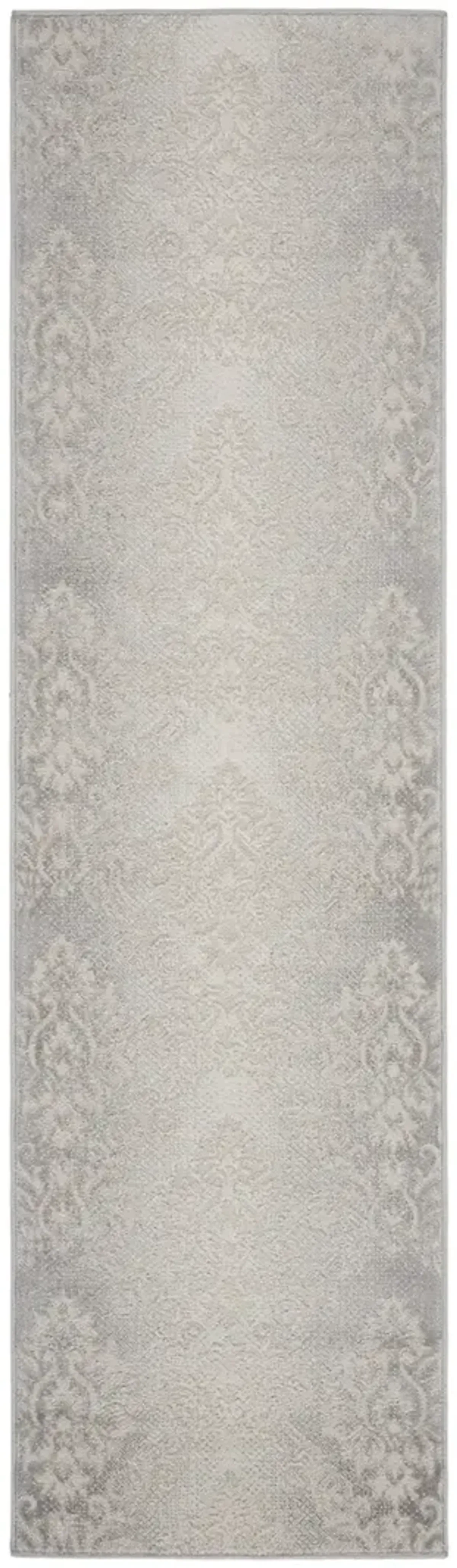 Elation ETN03 Ivory/Gray 2'3" x 7'6" Rug