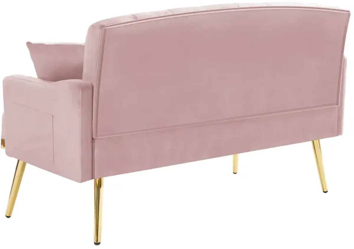 Pink 2 Seater Sofa