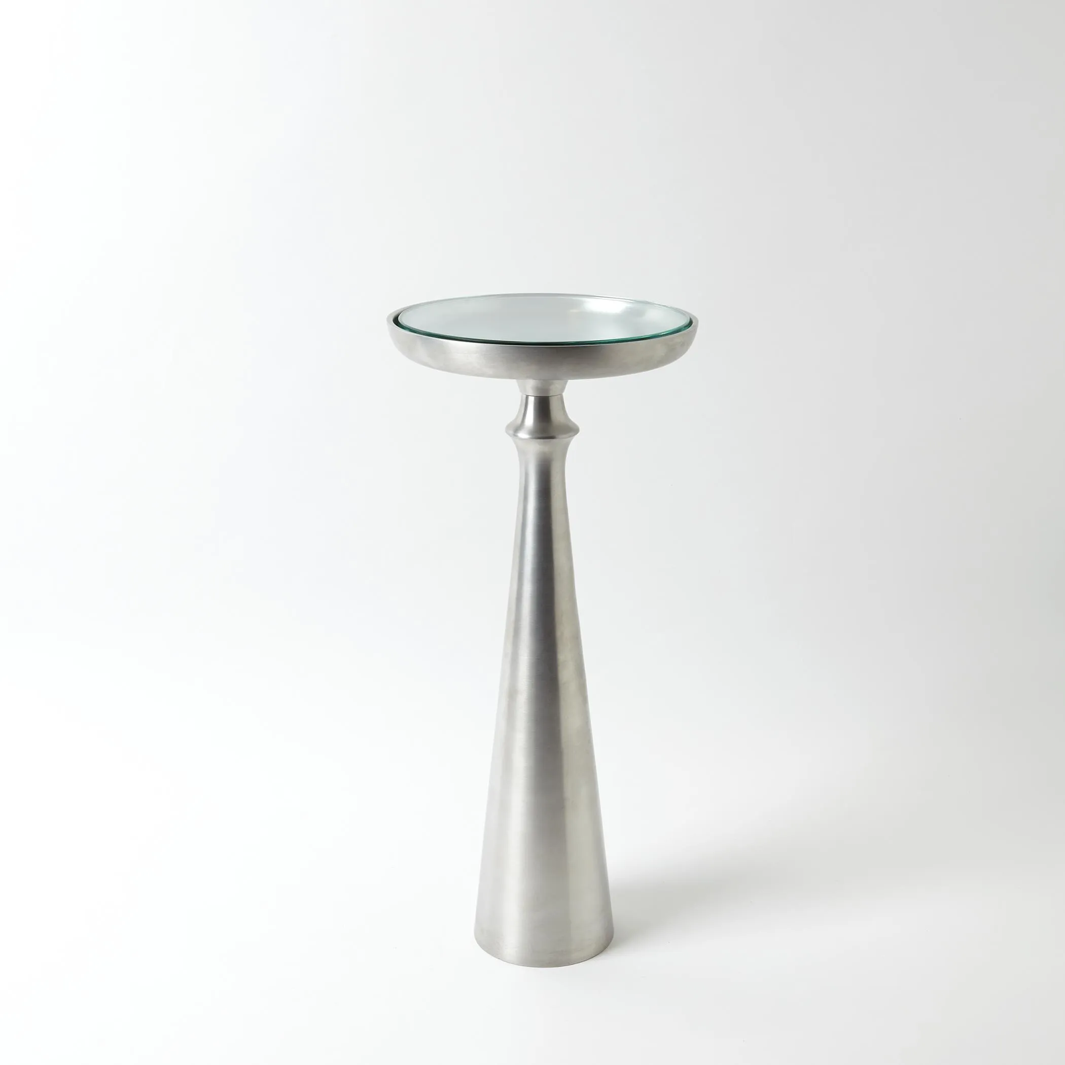 Minaret Accent Table- Silver Small