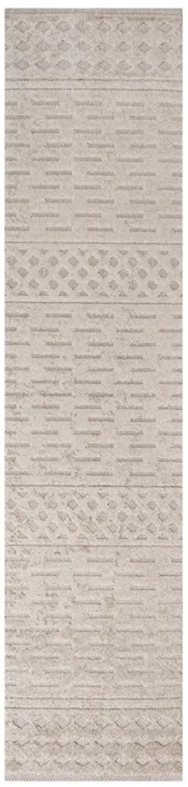 Xlendi High-Low Pile Moroccan Geometric Indoor/Outdoor Area Rug