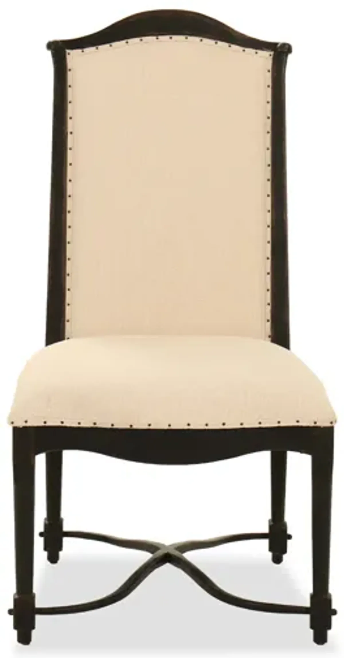 Ciao Bella Upholstered Back Side Chair in Black