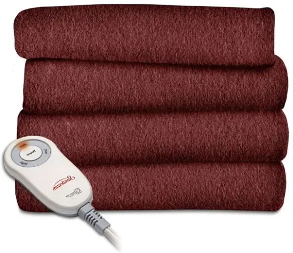 Fleece Electric Heated Throw Blanket – Warm and Soft with Adjustable Heat Control