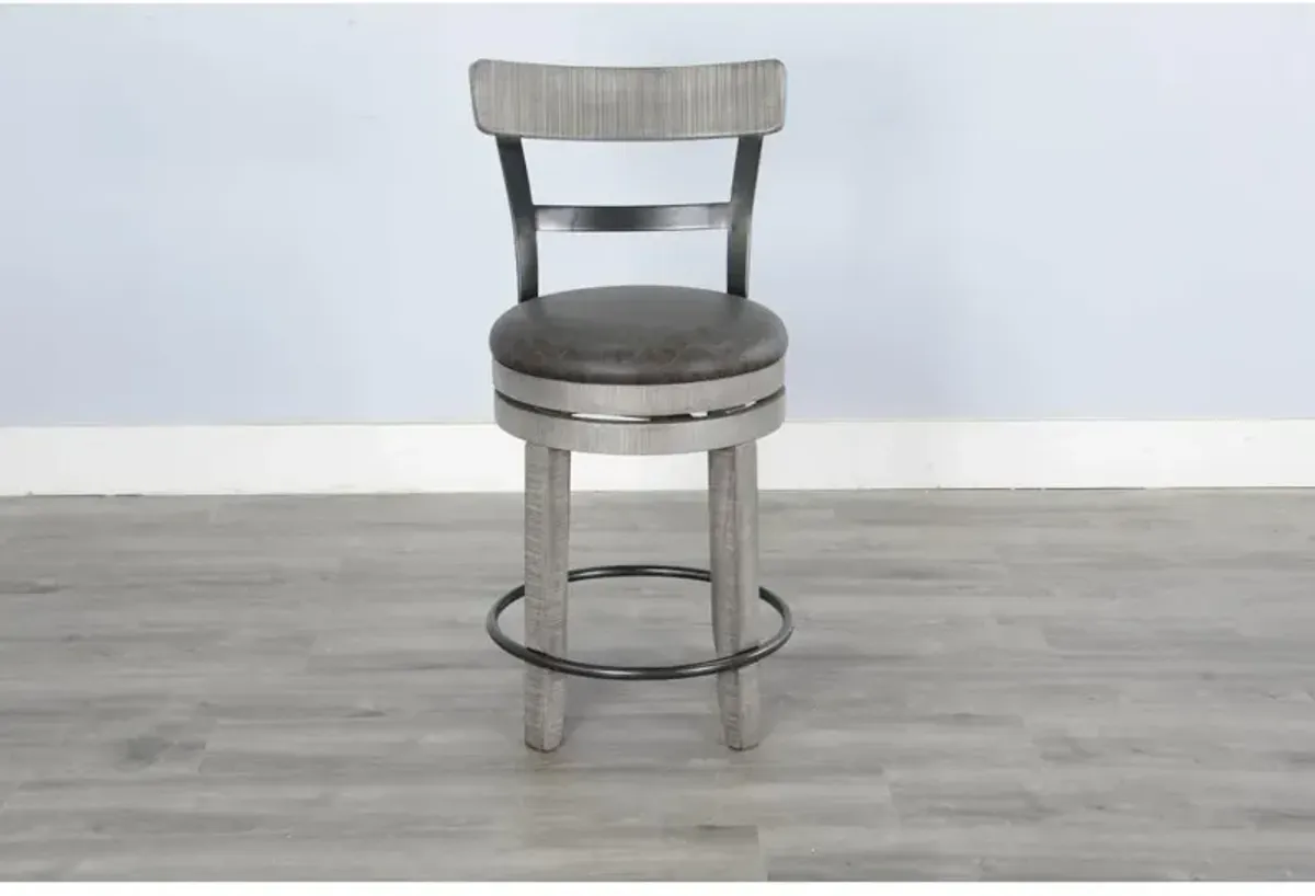 Sunny Designs Counter Swivel Barstool, Cushion Seat