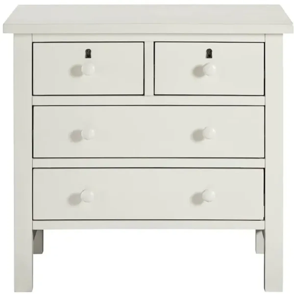 Greenwich 4-drawer Storage Nightstand - Antique White