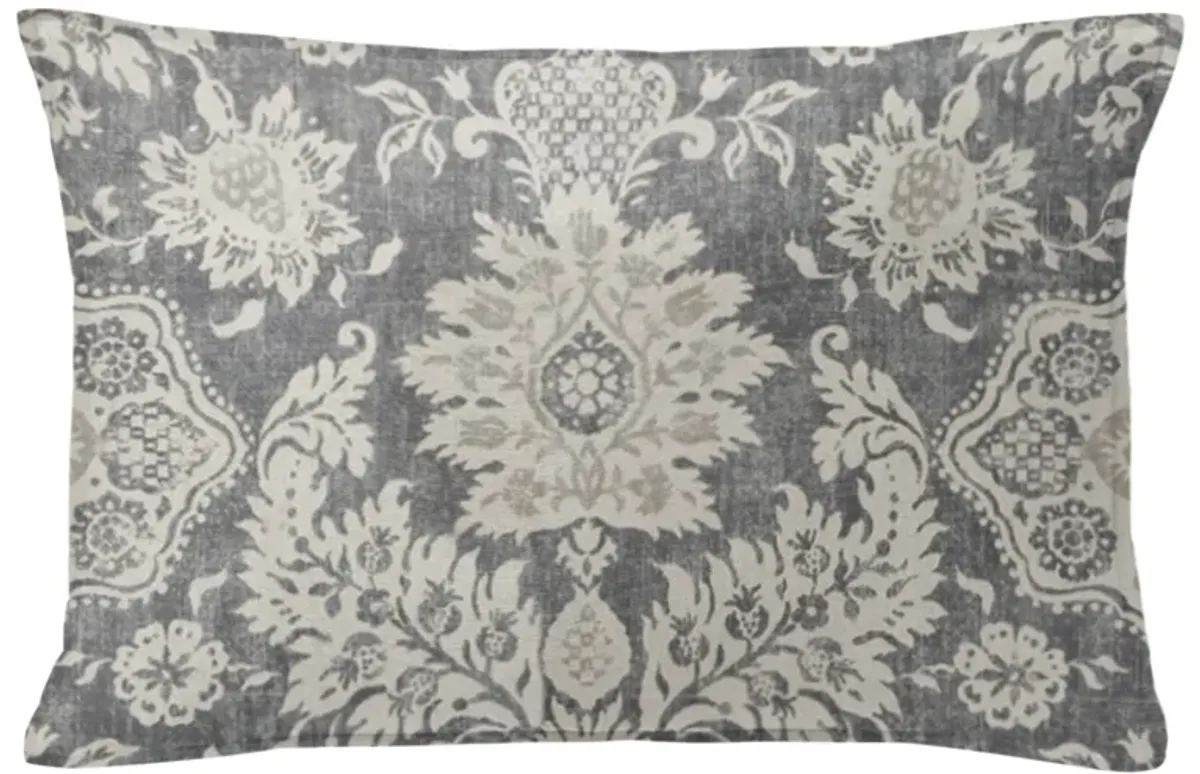 6ix Tailors Fine Linens Osha Mocha/Charcoal Decorative Throw Pillows