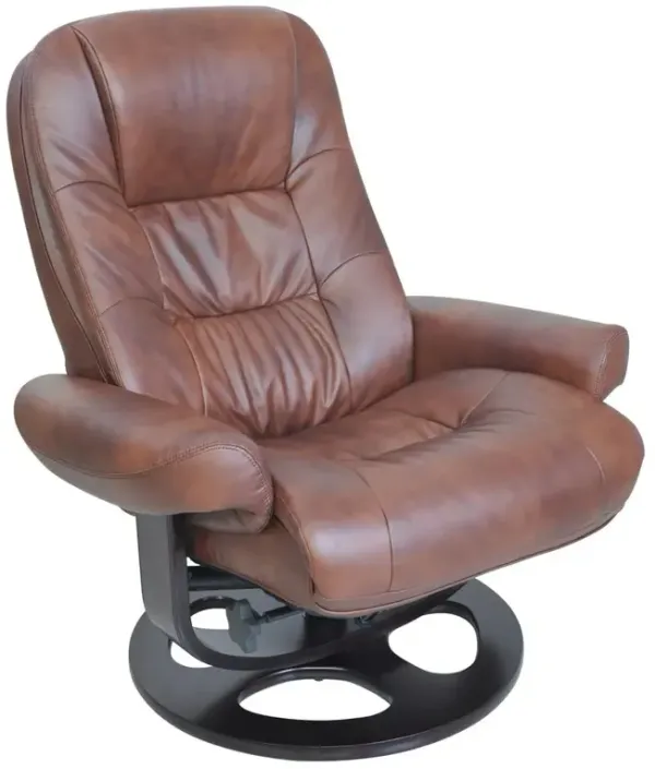 Barcalounger Jacque Swivel Pedestal Recliner w/Ottoman