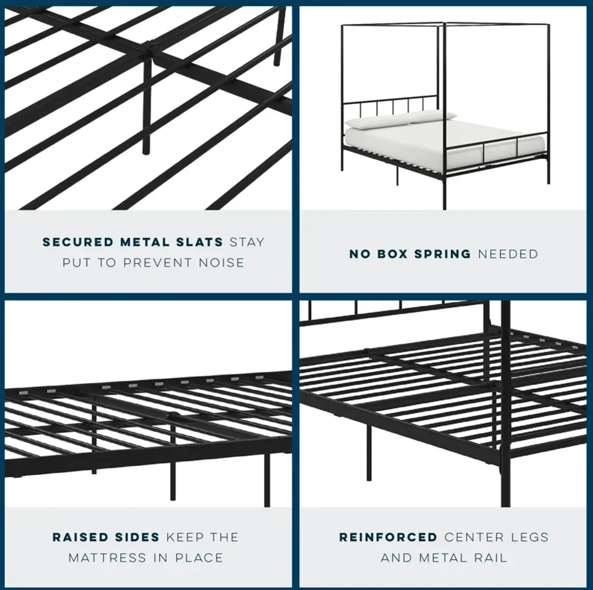 Novogratz Marion Canopy Bed