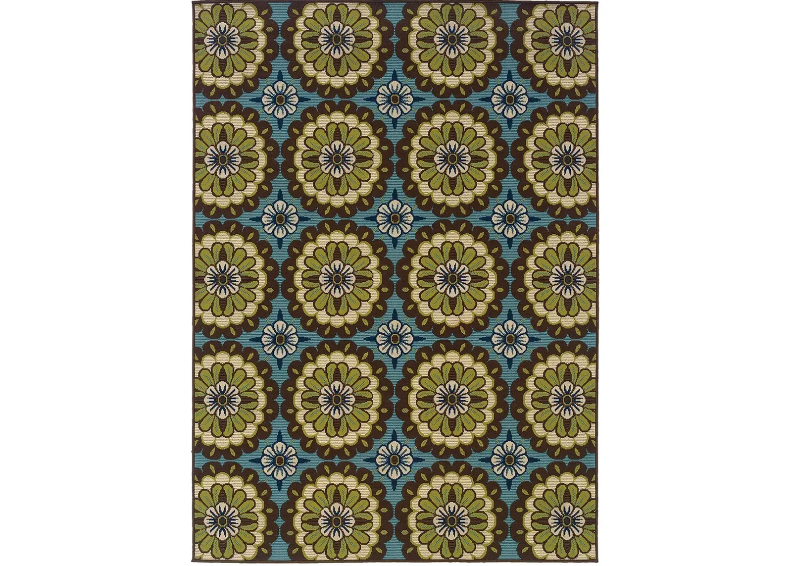 Caspian 5'3" x 7'6" Blue Rug