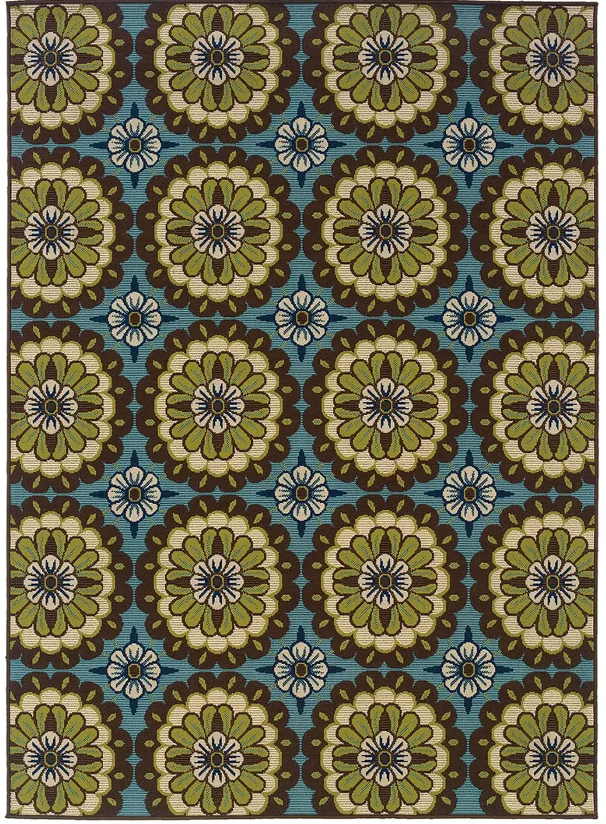 Caspian 5'3" x 7'6" Blue Rug