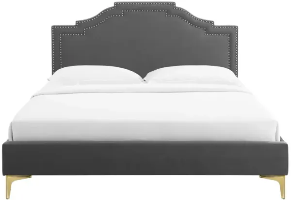 Modway - Adelaide Performance Velvet Queen Platform Bed