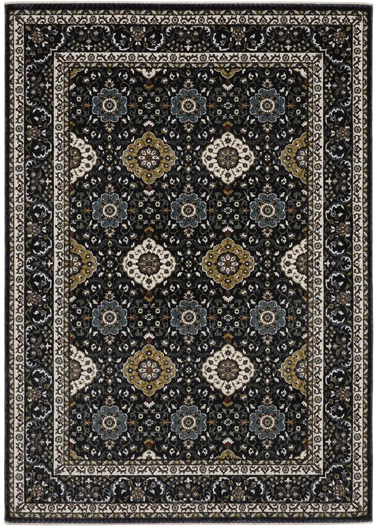 Vivian 7'10" x 10'10" Navy Rug