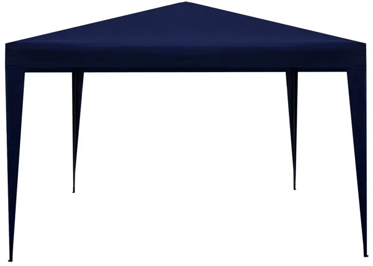 10' x 10' Navy Blue Pop-Up Outdoor Canopy Gazebo