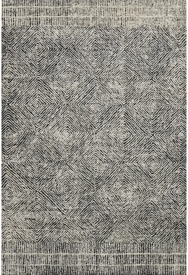 Kopa KO01 Black/Ivory 3'6" x 5'6" Rug by ED by Ellen DeGeneres