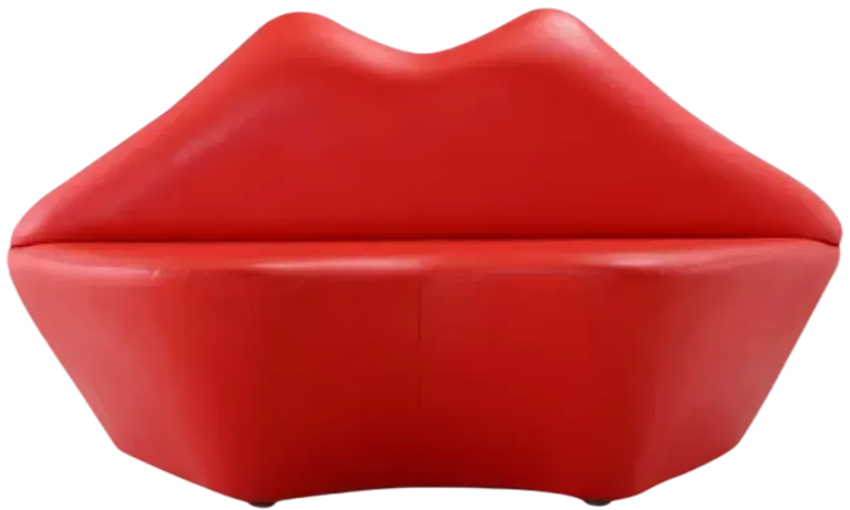 Kiss Loveseat in Red