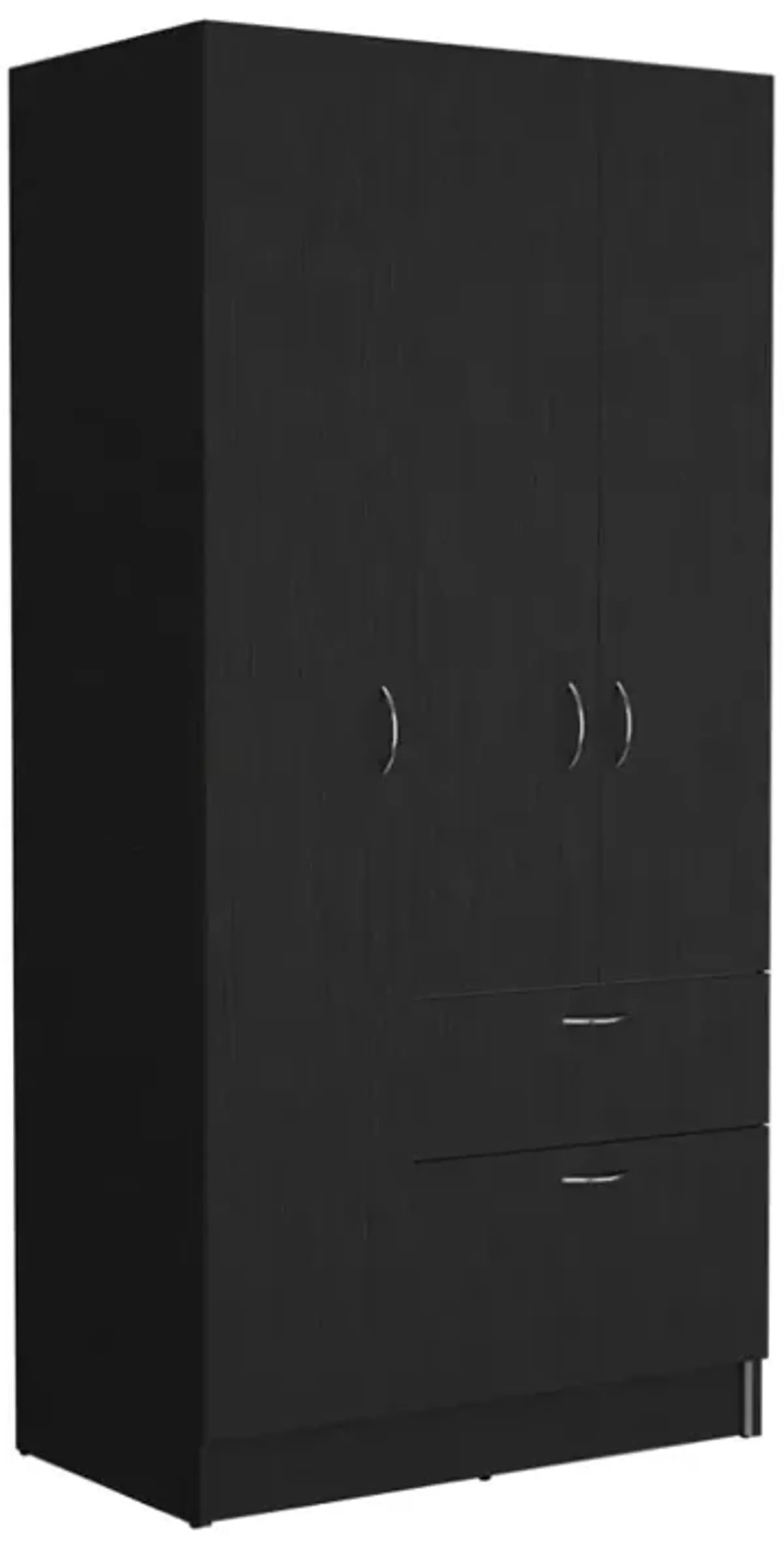 Armoire Cobra, Bedroom, Black / White